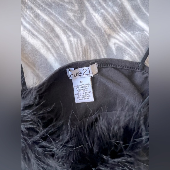 Y2K fluffy top. - Picture 2 of 2